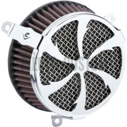 Filtre-à-air-Cobra-Swept-chrome-pour-Softail-M8