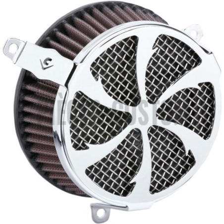 Filtre-à-air-Cobra-Swept-chrome-pour-Softail-M8
