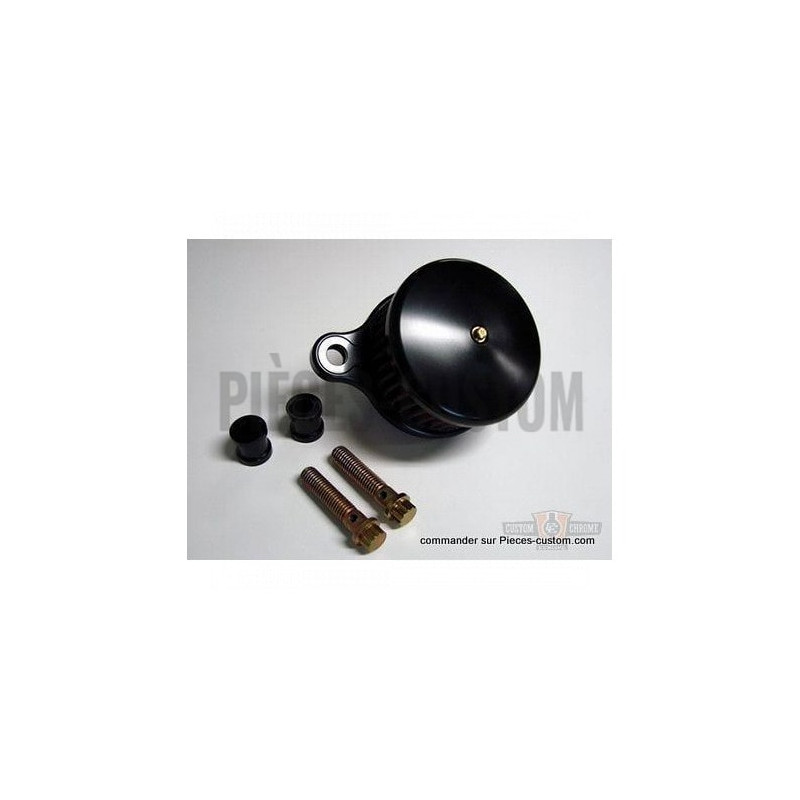Filtre-à-air-Joker-Machine-Short-souple-noir-pour-Twin-Cam