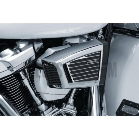 Filtre-à-air-Hypercharger-ES-Chrome-et-noir-pour-Touring