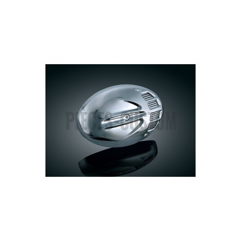 Cache-filtre-à-air-Scarab-chromé-Küryakyn-pour-Touring-Softail-Dyna