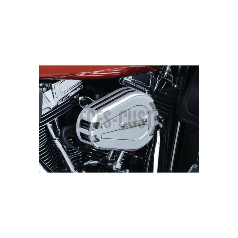 Filtre-à-air-Küryakyn-Crusher-maverick-pro-Chrome-pour-Softail-et-Touring