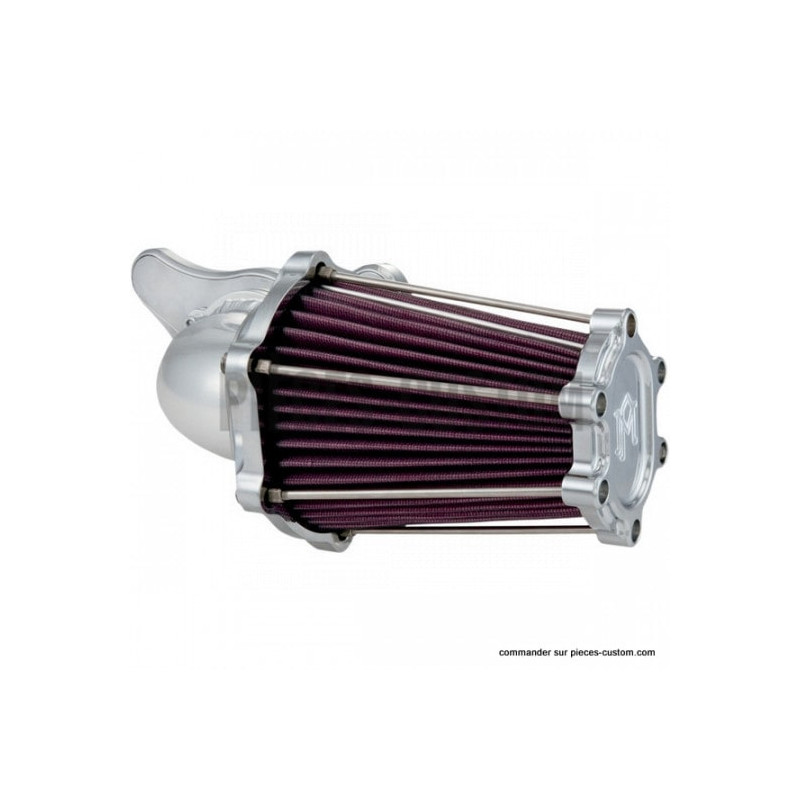 Filtre-PM-Fast-air-chromé-pour-Touring-Softail-Dyna