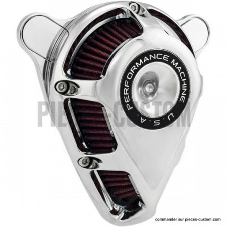 Filtre-à-air-PM-Jet-Air-Chromé-pour-Touring-Softail-Dyna
