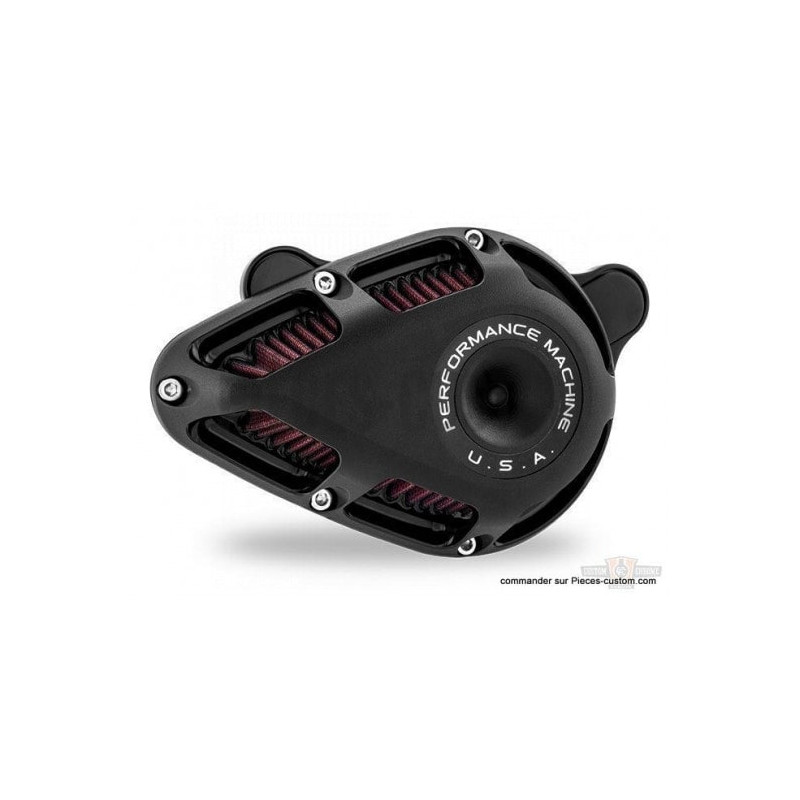Filtre-à-air-Performance-Machnie-Jet-Black-ops-pour-Touring