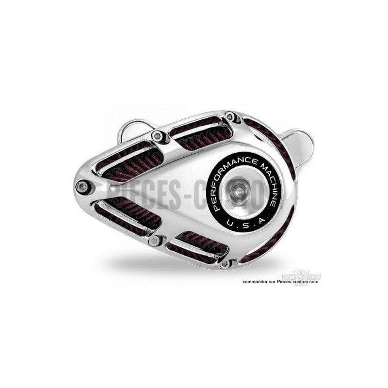 Filtre-à-air-Performance-Machine-Jet-Chrome-pour-Sportster-XL