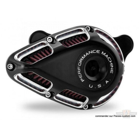 Filtre-à-air-Performance-Machine-Jet-Contrast-cut-pour-Sportster