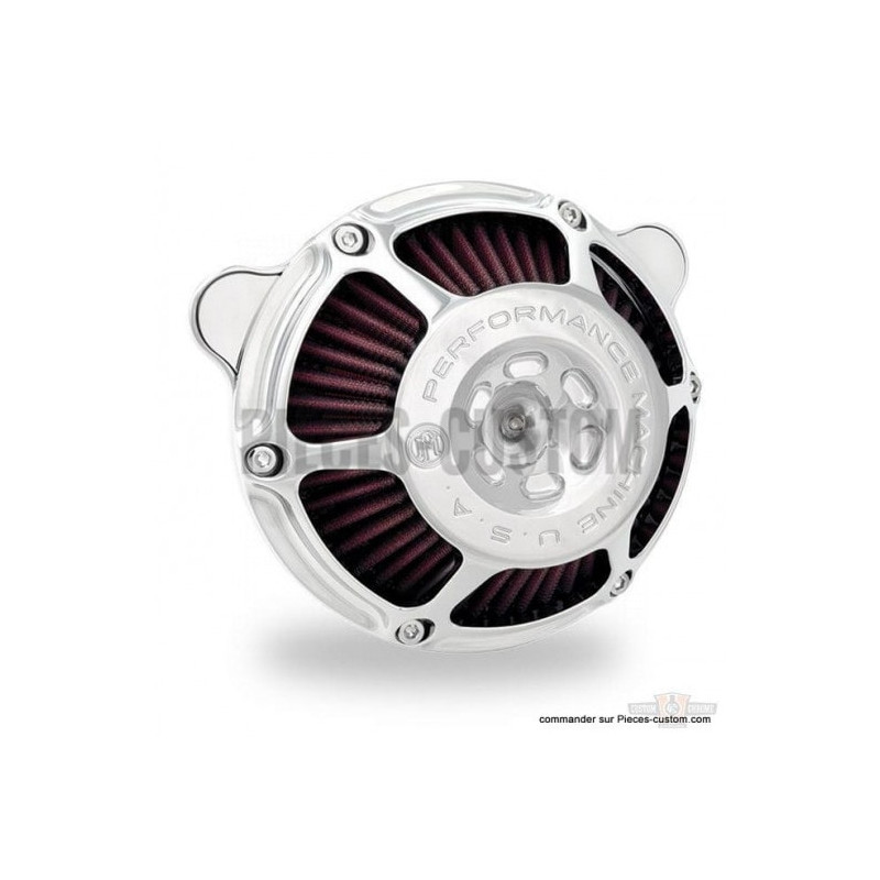 Filtre-à-air-Performance-Machine-Max-HP-Chrome-pour-Big-Twin