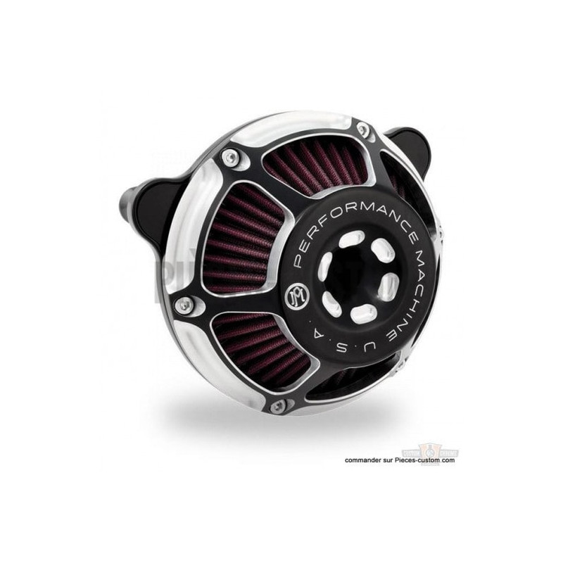 Filtre-à-air-Performance-Machine-Max-HP-Contrast-cut-pour-Big-Twin