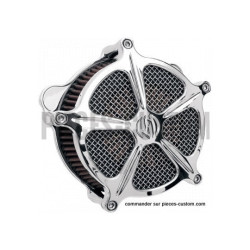Filtre-à-air-RSD-Venturi-Speed-5-Chromé-pour-modèles-de-1999-à-2017