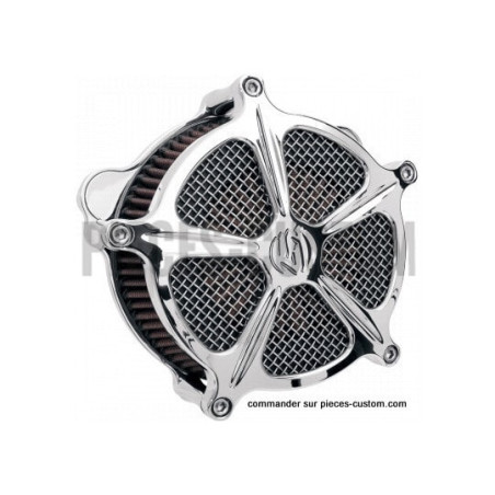 Filtre-à-air-RSD-Venturi-Speed-5-Chromé-pour-modèles-de-1999-à-2017