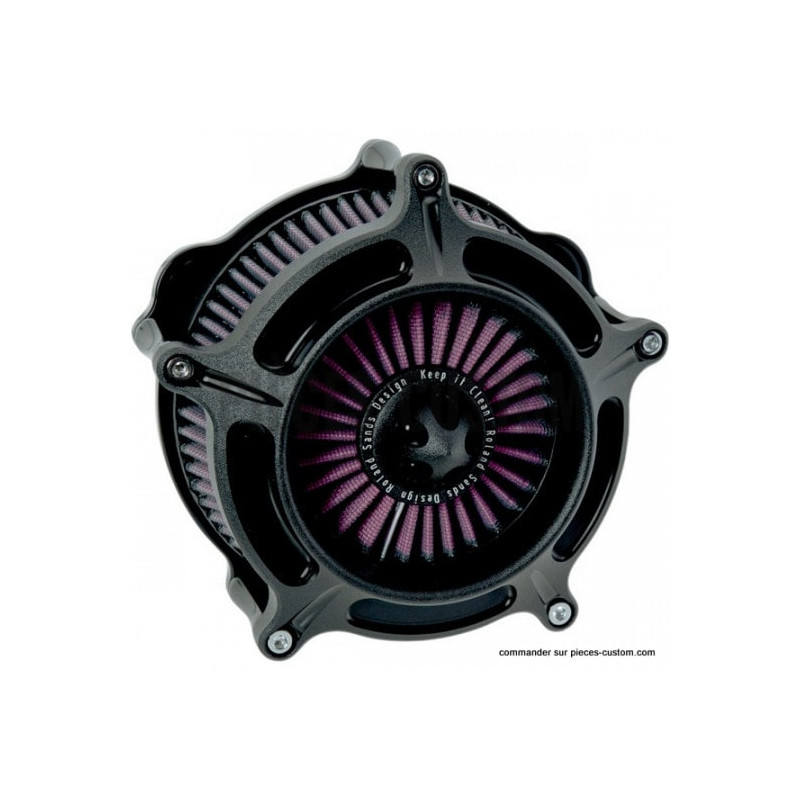 Filtre-à-air-RSD-Turbine-Black-Ops-pour-Sportster