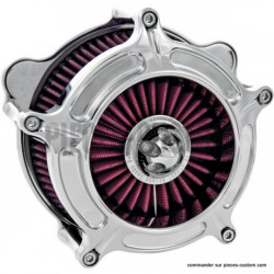 Filtre-à-air-RSD-Turbine-Chrome-pour-modèles-de-2008-à-2017