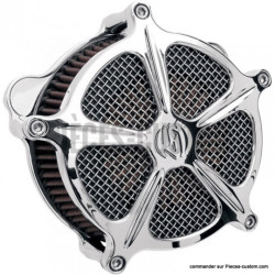 Filtre-à-air-RSD-Venturi-Speed-5-Chrome-pour-Touring-Softail-Dyna