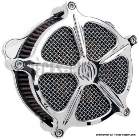 Filtre-à-air-RSD-Venturi-Speed-5-Chrome-pour-Touring-Softail-Dyna