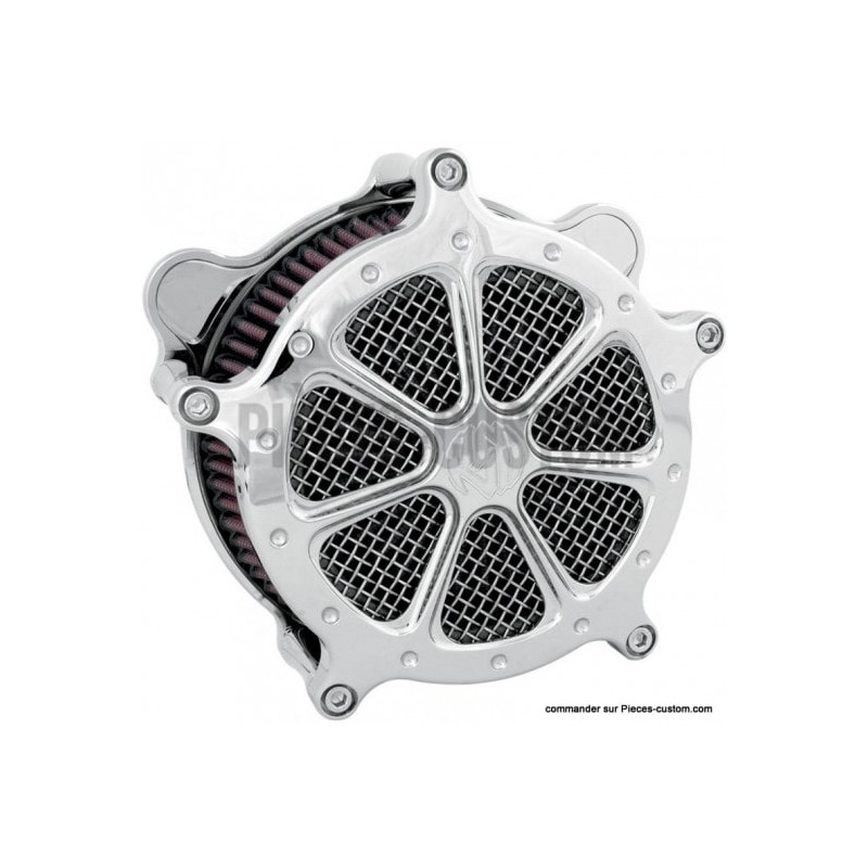 Filtre-à-air-RSD-Venturi-Speed-7-Chrome-Touring-Softail-Dyna
