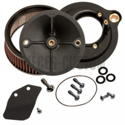 Kit-Filtre-à-air-S-S-Stealth-pour-Touring-Milwaukee-Eight