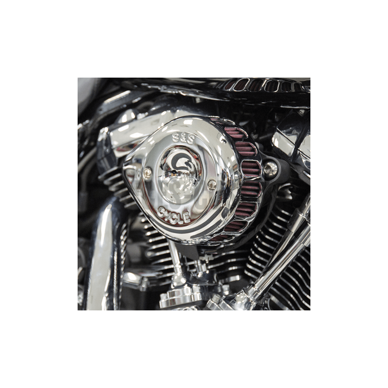Filtre-à-air-Stealth-S-S-et-couvercle-Chrome-pour-XG500-et-XG750