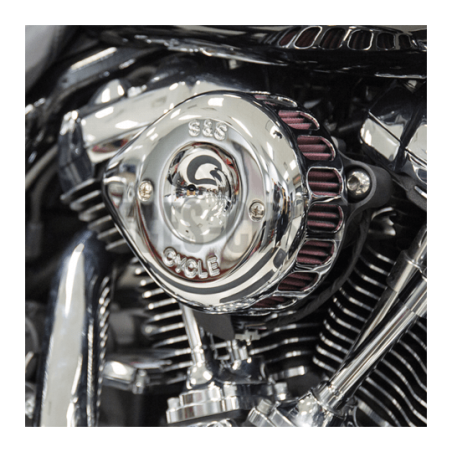 Filtre-à-air-Stealth-S-S-et-couvercle-Chrome-pour-XG500-et-XG750