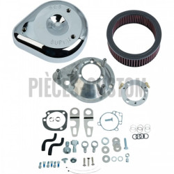 Filtre-à-air-S-S-mini-tear-drop-stealth-chrome-pour-Sportster-XL