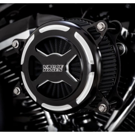 Filtre-à-air-Vance-Hines-Vo2-X-finition-Noir-pour-Touring