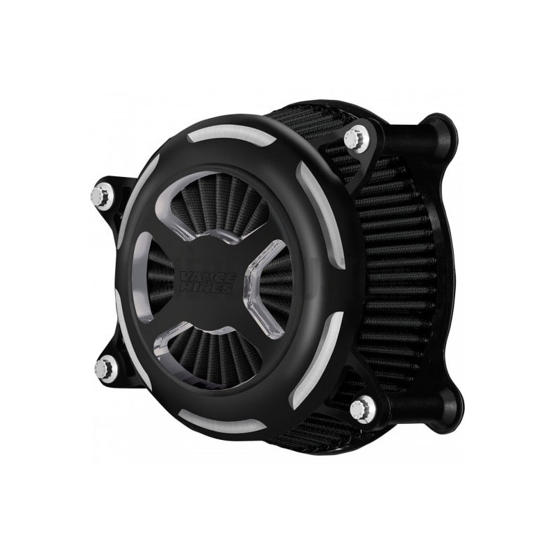Filtre-à-air-Vance-Hines-Vo2-X-finition-Noir-pour-Softail