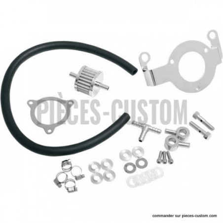 Support-de-Filtre-à-Air-chrome-pour-Touring-et-Softail