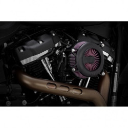 Filtre-à-air-Vance-Hines-Vo2-Rouge-Noir-pour-Softail-ref-10102335
