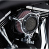 Filtre-à-air-Cobra-RPT-noir-et-chrome-Softail-M8-ref-10102302