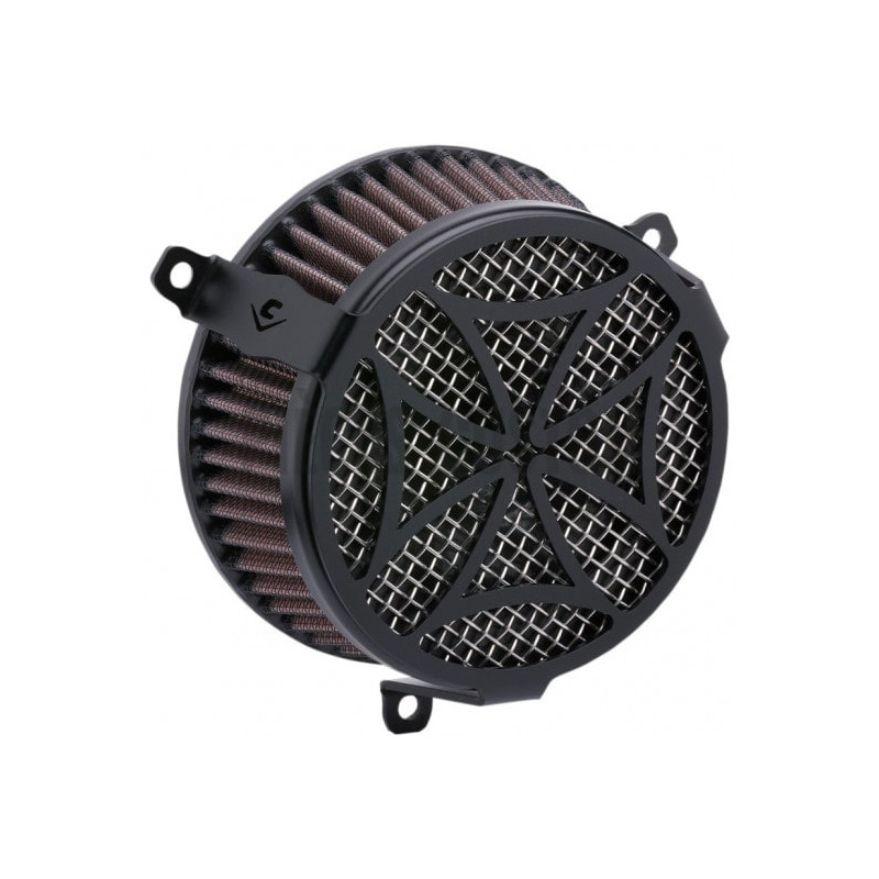 Filtre-à-air-Cobra-Cross-noir-pour-Softail-M8-ref-10102295
