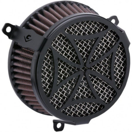 Filtre-à-air-Cobra-Cross-noir-pour-Softail-M8-ref-10102295
