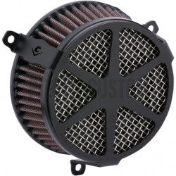Filtre-à-air-Cobra-Spoke-Noir-pour-Softail-M8-ref-10102299