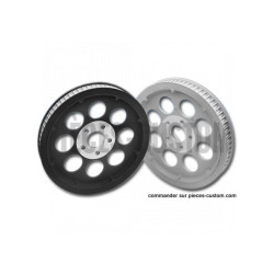 Poulie-arrière-argent-65-dents-Big-Twin-ref-75518