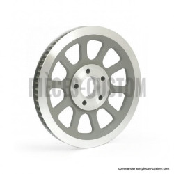 Poulie-silver-66-dents-largeur-20-mm-pour-modèles-Softail-ref-520279