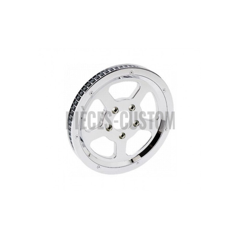 Poulie-65-dents-5-Spoke-Chrome-20-mm-RevTech-ref-894864