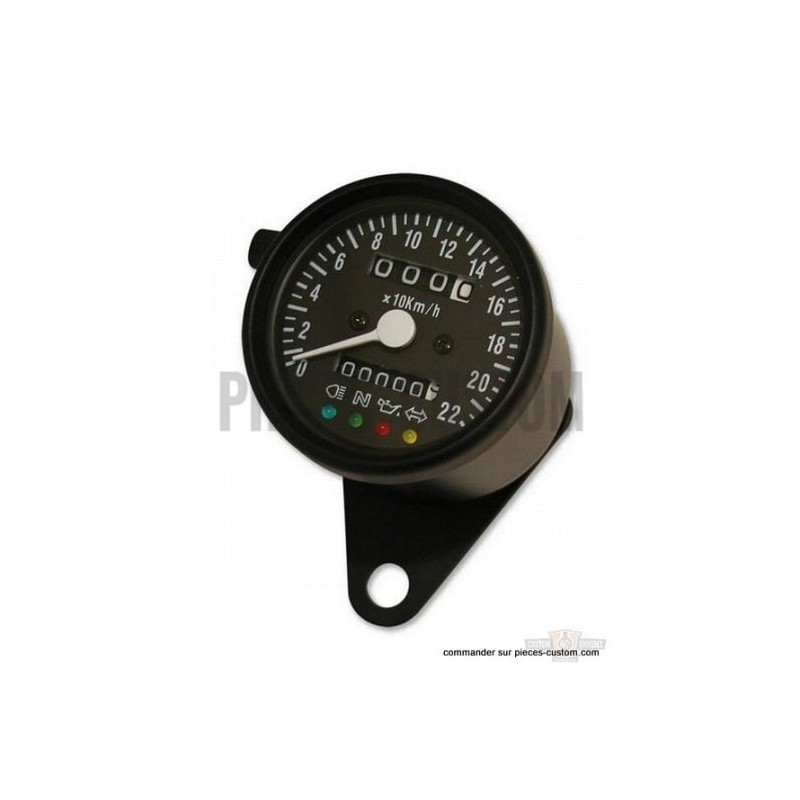 Mini-compteur-KMH-noir-avec-témoins-ref-655815