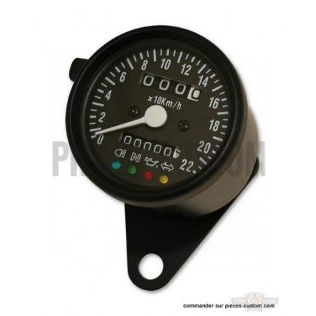Mini-compteur-KMH-noir-avec-témoins-ref-655815