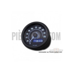 Compteur-Velona-LED-blanche-Noir-Daytona-ref-653940