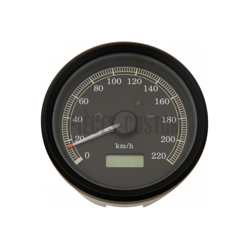 Compteur-de-vitesse-electronique-fond-noir-pour-Dyna-et-Sportster-ref-22100390
