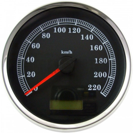 Compteur-électronique-5-pouces-fond-noir-pour-Touring-Softail-Dyna-ref-22100464