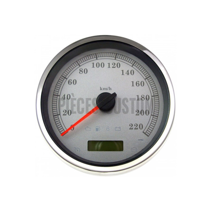 Compteur-électronique-5-pouces-fond-blanc-pour-Touring-Softail-et-Dyna-ref-22100465
