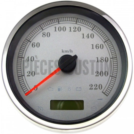 Compteur-électronique-5-pouces-fond-blanc-pour-Touring-Softail-et-Dyna-ref-22100465