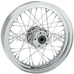 Roue-avant-rayons-chromées-16-x-3-pour-Touring-ref-02030534