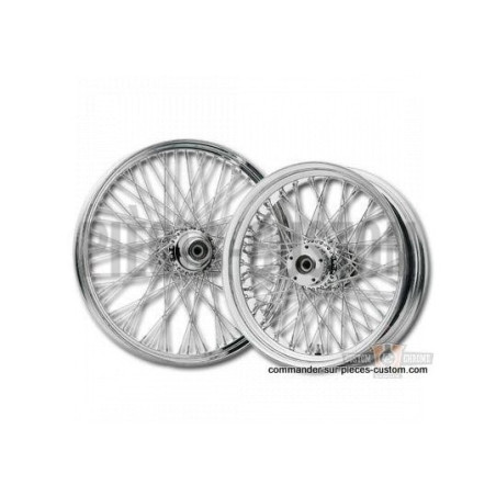 Roue-avant-60-rayons-chromée-DNA-21-x-3-5-pour-Touring-ref-635640