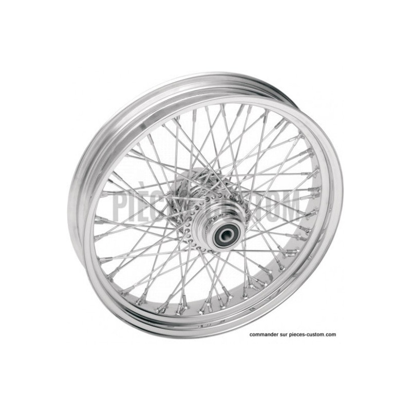 Roue-avant-60-rayons-chromée-DNA-16-x-3-5-pour-Softail-FLST-ref-07319