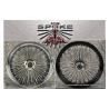 Roue-arrière-18-x-3-5-King-Spoke-chromée-axe-de-1-pouce-ref-37-509