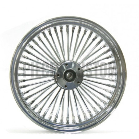 Roue-arrière-18-x-8-5-King-Spoke-chromée-axe-1-modèles-2000-et-après-ref-37-511