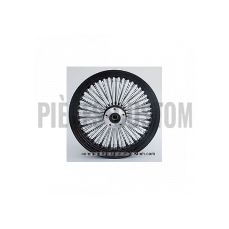 Roue-arrière-18-x-8-5-King-Spoke-noir-et-chrome-modèles-2000-et-après-ref-37-523