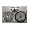 Roue-avant-21-x-3-5-King-Spoke-double-disque-axe-1-pouce-ref-37-543