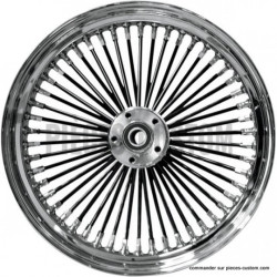 Roue-chromée-King-Spoke-double-disque-21-x-3-5-ref-37-542